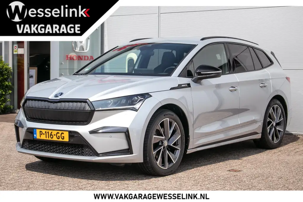 Skoda Enyaq iV 60 Sportline - SOH 90% | Trekhaak Wegklapb. | S