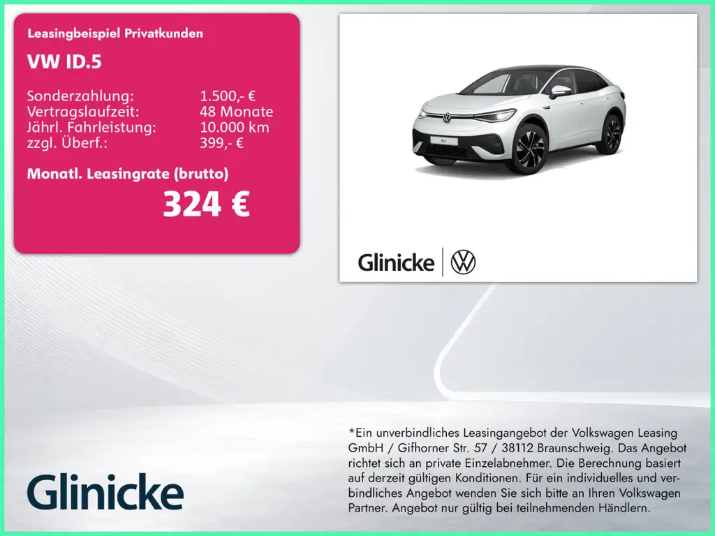 Volkswagen ID.5 Pro Performance Matrix/360/Nav/ACC/EasyOpen