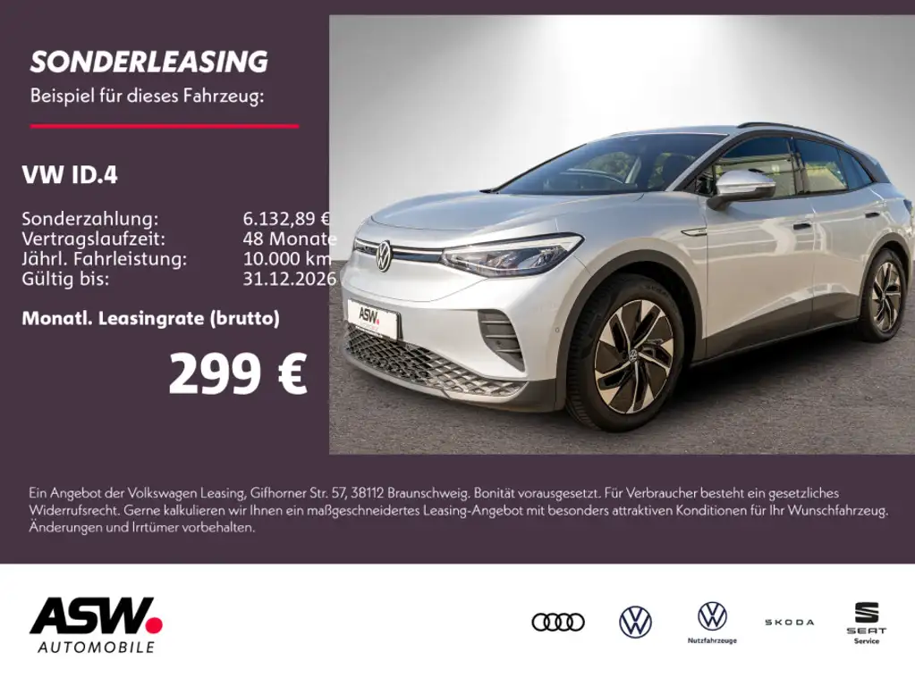 Volkswagen ID.4 Pro 4MOTION Navi LED ACC HUD 360° SHZ WÄPU