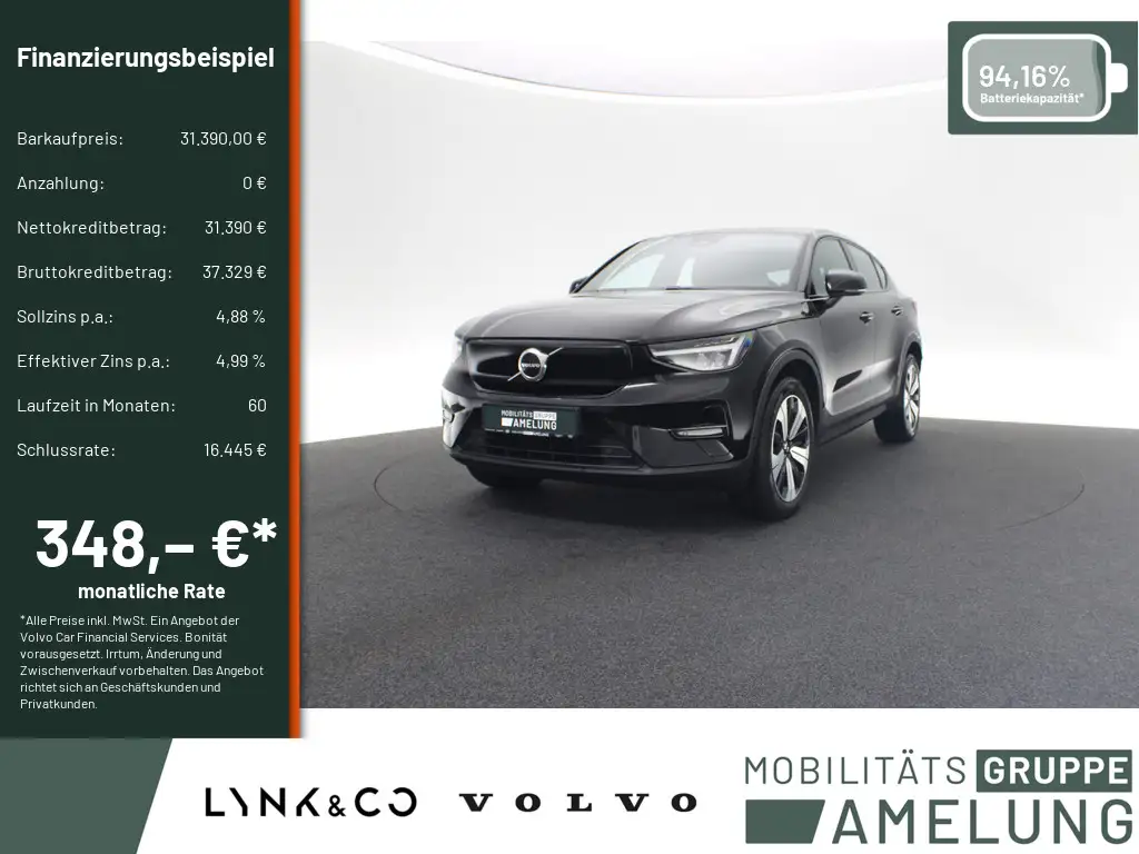 Volvo C40 Recharge Single Motor Plus LED AHK PANO