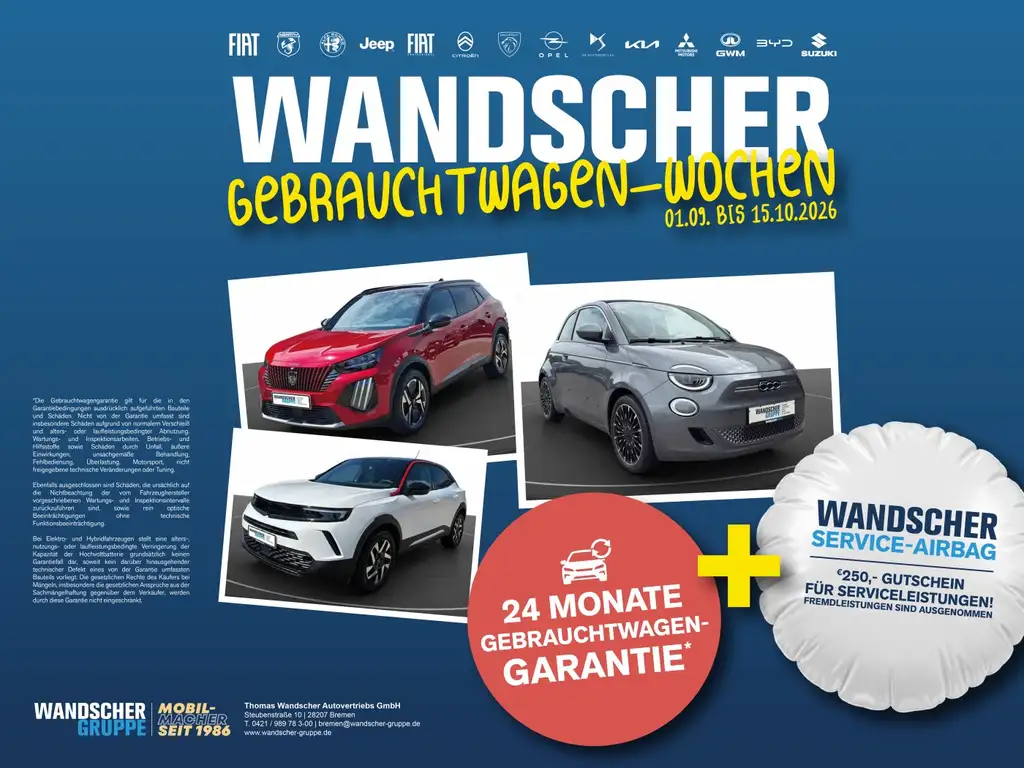 Peugeot e-2008 GT Pack Elektromotor 136 Kam.+KeyLess