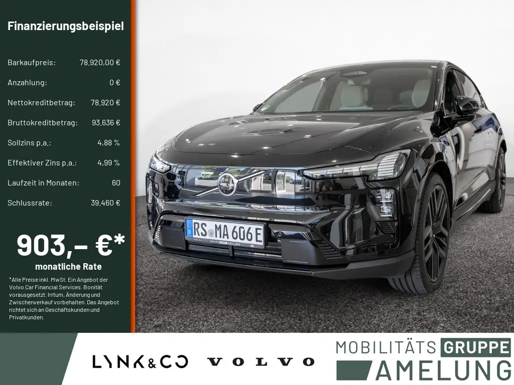 Volvo EX60 375 kW P10 electric Ultra LED PANO 360°