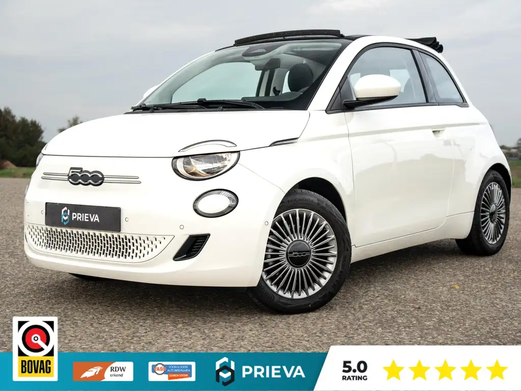 Fiat 500e Cabrio 42 kWh | 118 PK | CarPlay | Navigatie | LED