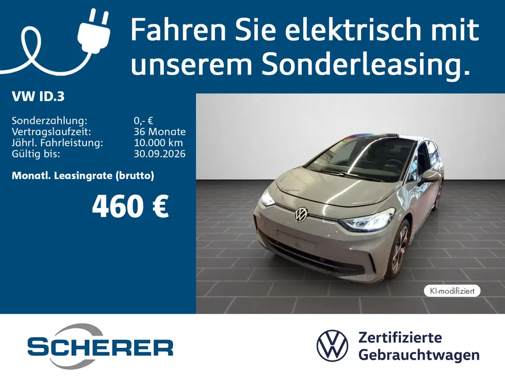 Volkswagen ID.3 Pro 150kW 62kWh *MOVE* R-Kamera Navi SHZ AC