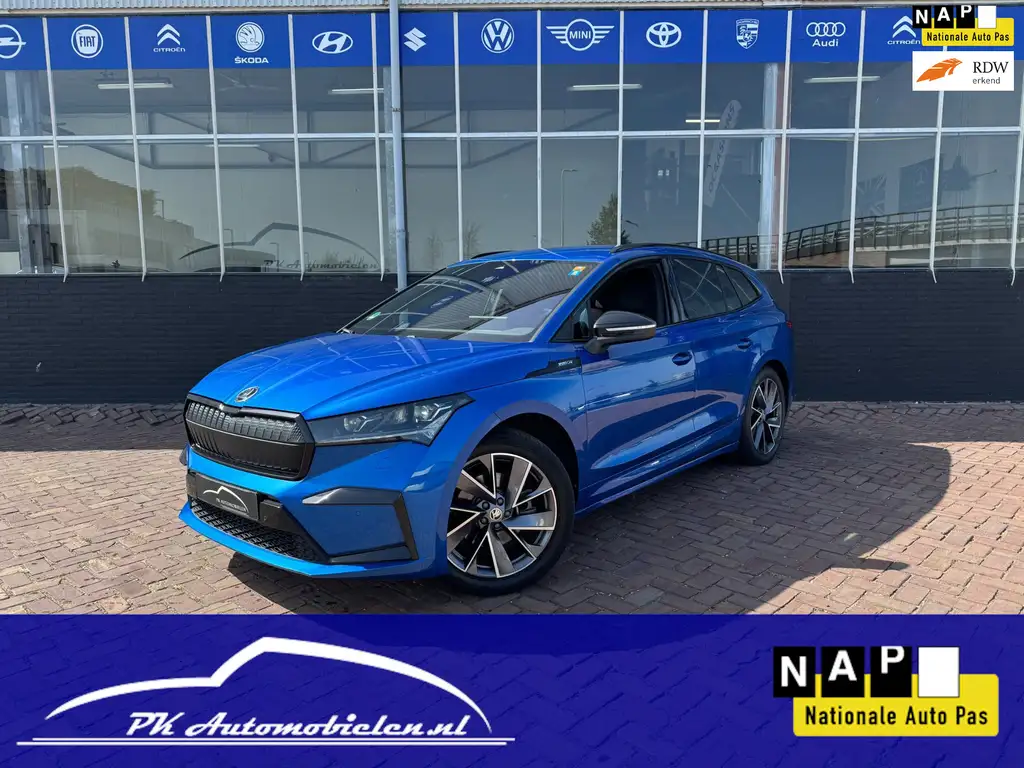 Skoda Enyaq iV 60 Sportline **CAMERA + THAAK + LEER/ALCANTARA*