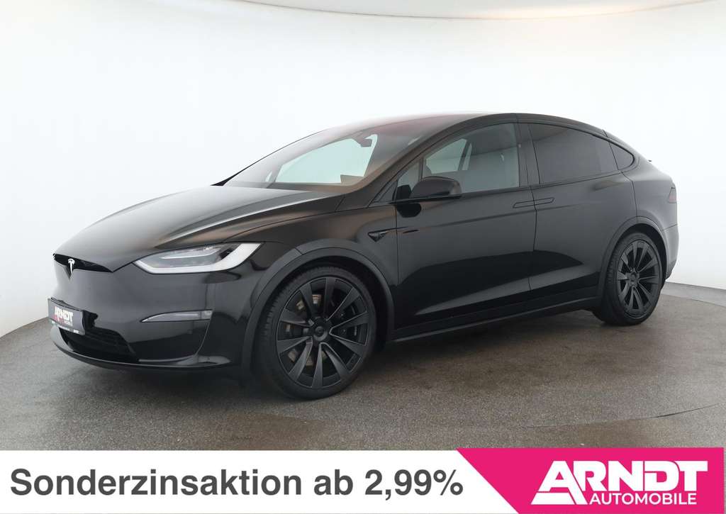 Tesla Model X Plaid 6Seats LED Pano Yoke Navi FSD 22"