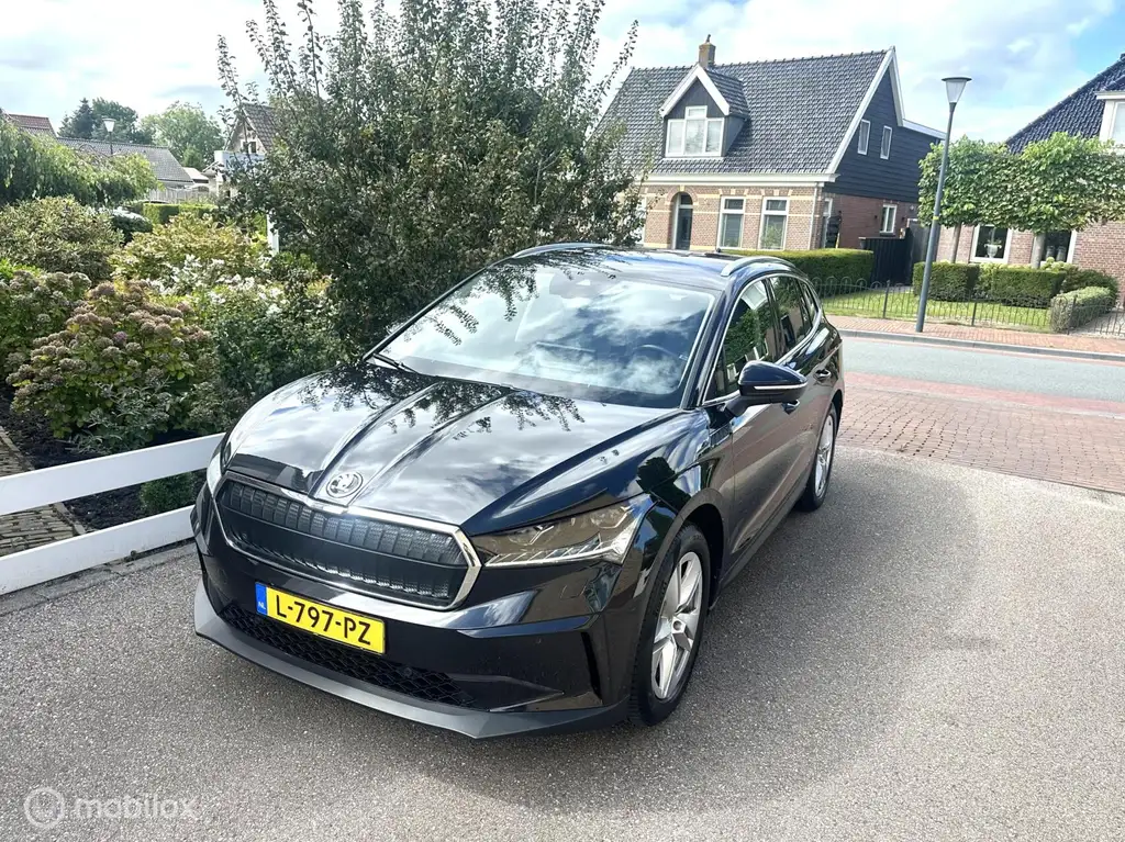 Skoda Enyaq iV 80 SOH 92% CARPLAY WEGKLAPBARE TREKHAAK STUURVE