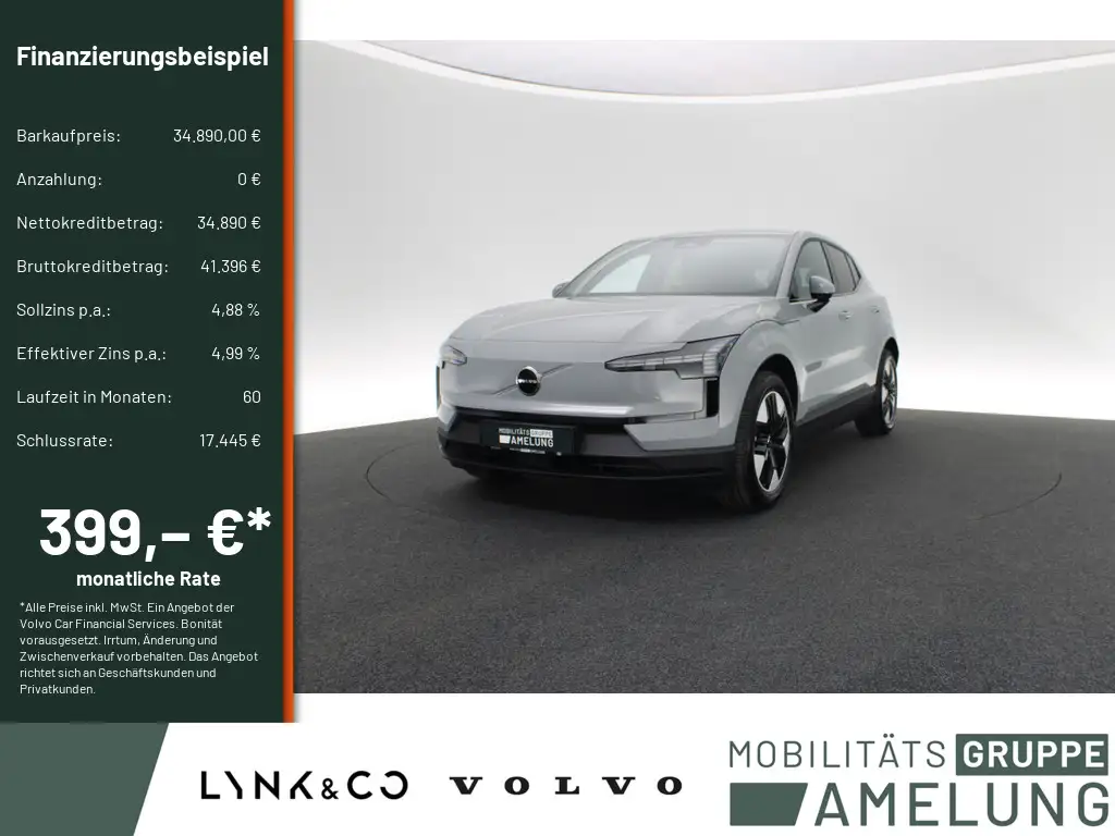 Volvo EX30 Core 2WD Pure Electric KLIMA PDC ACC LED