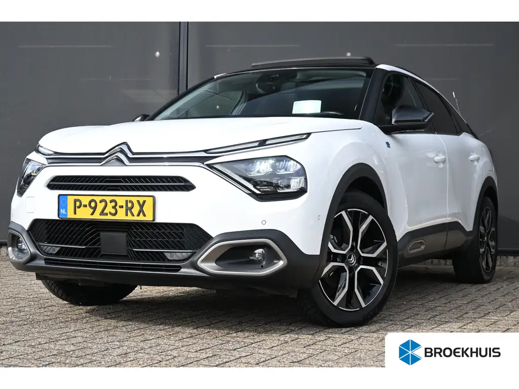 Citroen E-C4 Shine 50kWh 89,3%SOH! 3 Fase | Schuif-/Kanteldak |