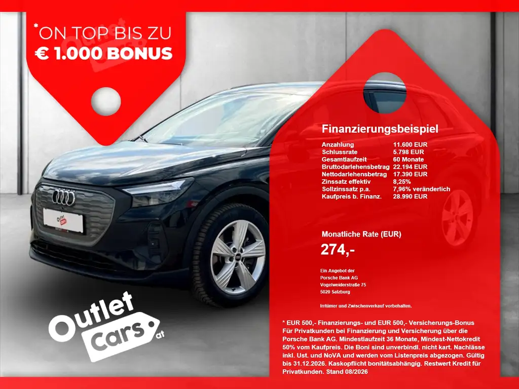 Audi Q4 e-tron 40 e-tron 150 kW ASSIST+LED+NAVI+RADAR