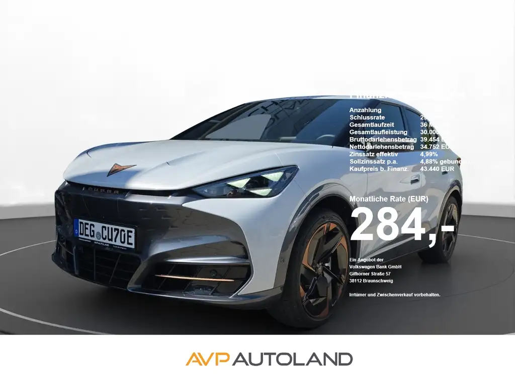 CUPRA Tavascan 210 kW 77 kWh Endurance | Adrenalin Pack