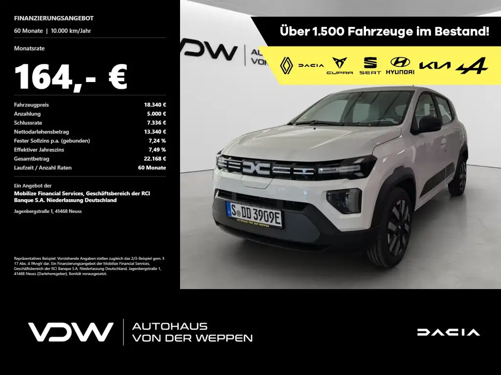 Dacia Spring Electric Expression 65 Klima Rückfahrkamera