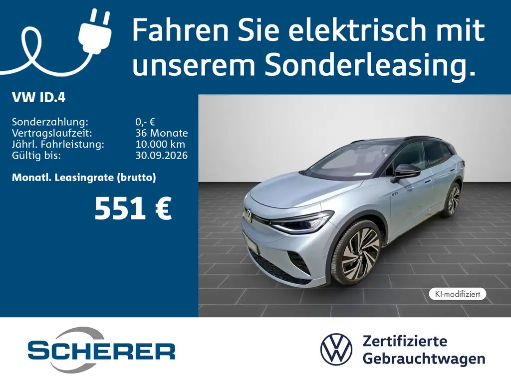 Volkswagen ID.4 GTX 4MOTION 77 kWh | SOH 90% | 21" in Schwa