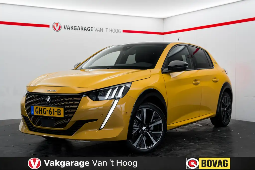 Peugeot e-208 GT Pack warmtepomp + ACC + 11 kW 3-fase + GT