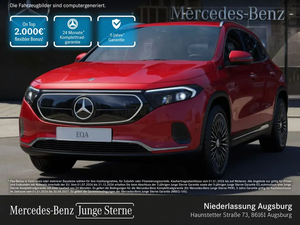 Mercedes-Benz EQA 300 4M PROG+20"+PLUS-PAKET+KAMERA+KEYLESS+SPUR