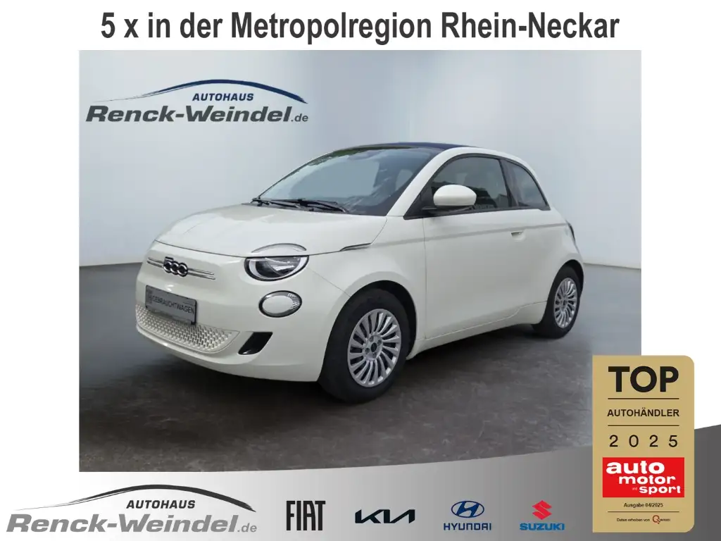 Fiat 500e Apple CarPlay Android Auto Klimaautom Musikstreami