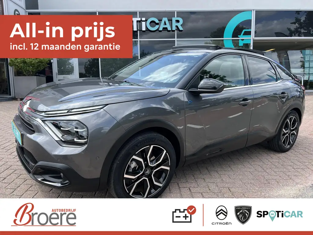 Citroen E-C4 Shine 50 kWh 136 pk Automaat | Panoramadak, SOH 90