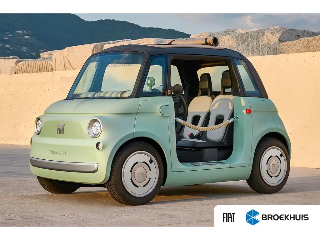 Fiat Topolino Brommobiel Dolcevita | LED achterlichten | LED kop