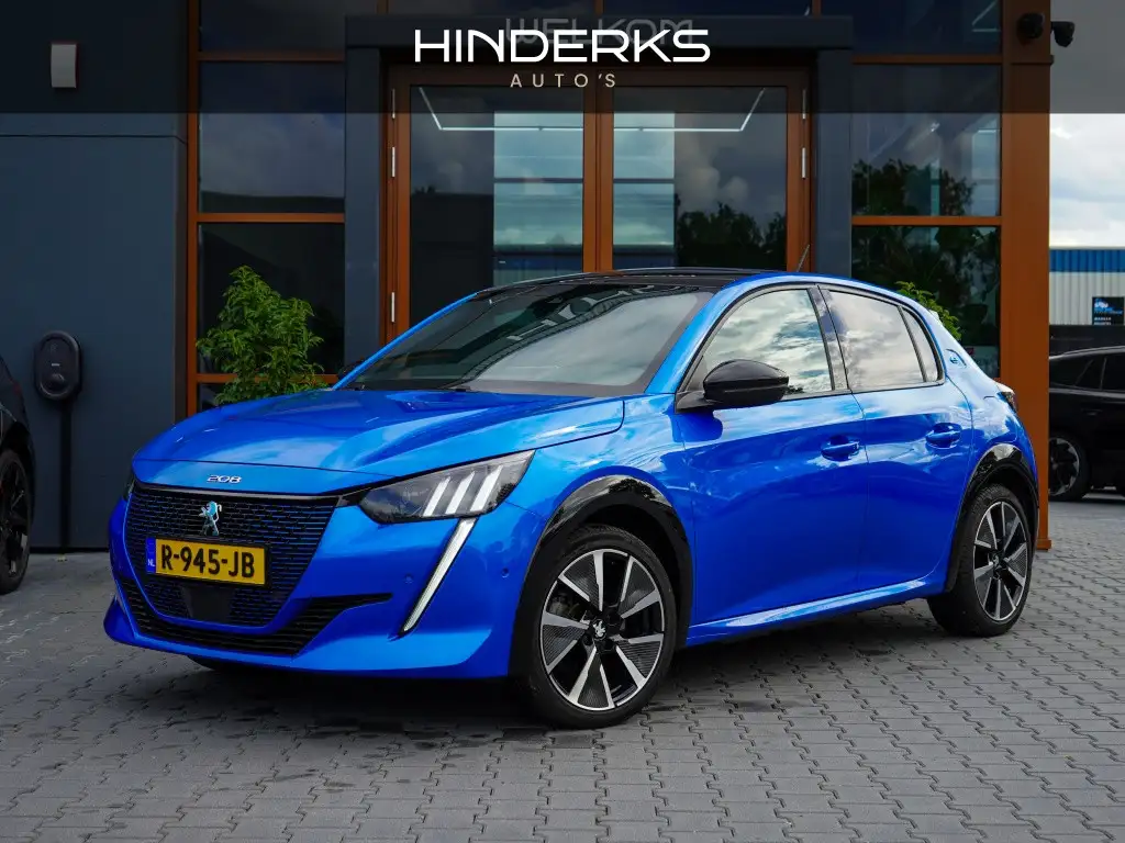 Peugeot e-208 GT 350 50 kWh | 88,63% SOH | Pano | Stoelverwarmin