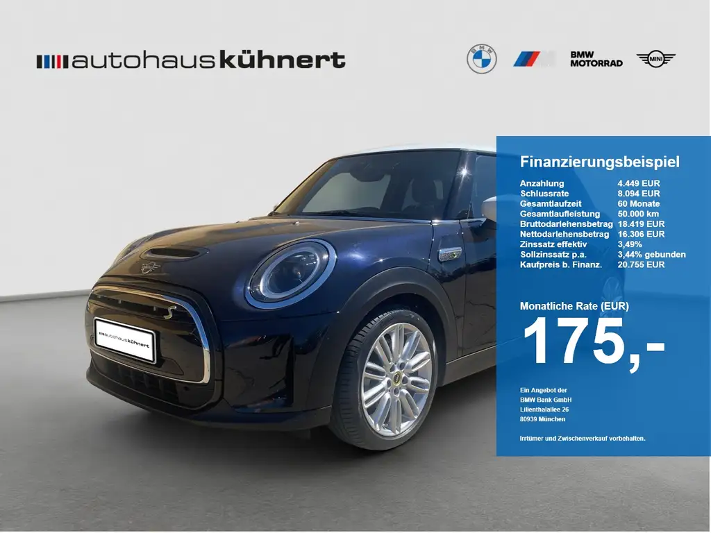 MINI Cooper SE 3-Türer AC-Laden Prof. SpurAss Navi RFK Sportsitz
