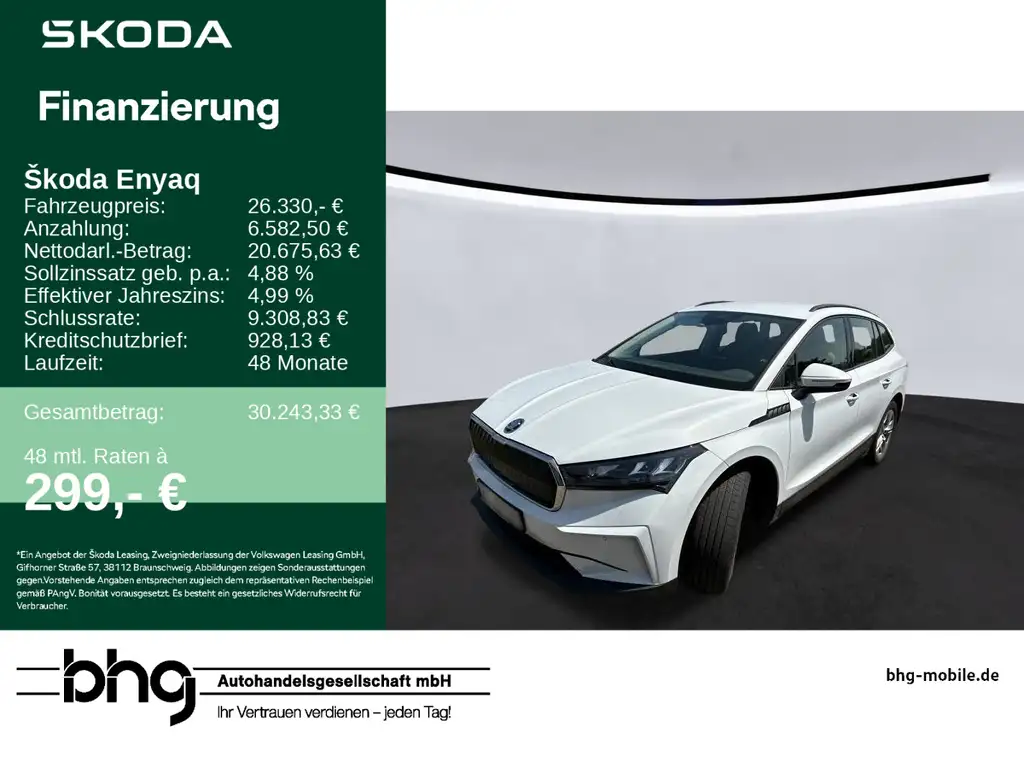 Skoda Enyaq ENYAQ 50 PDC vo.+hi. Navi Kamera