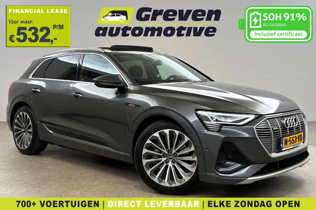 Audi e-tron 55 quattro S-Line 95 kWh | Snelladen | SOH 91% | P