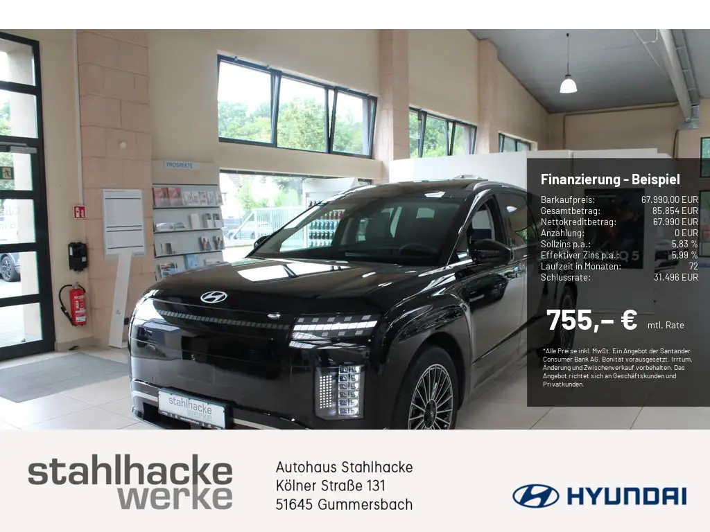 Hyundai IONIQ 9 6-Sitzer UNIQ 110 kWh (307 PS) 4WD Panorama-Glas-Schiebedach, Swivel-Paket