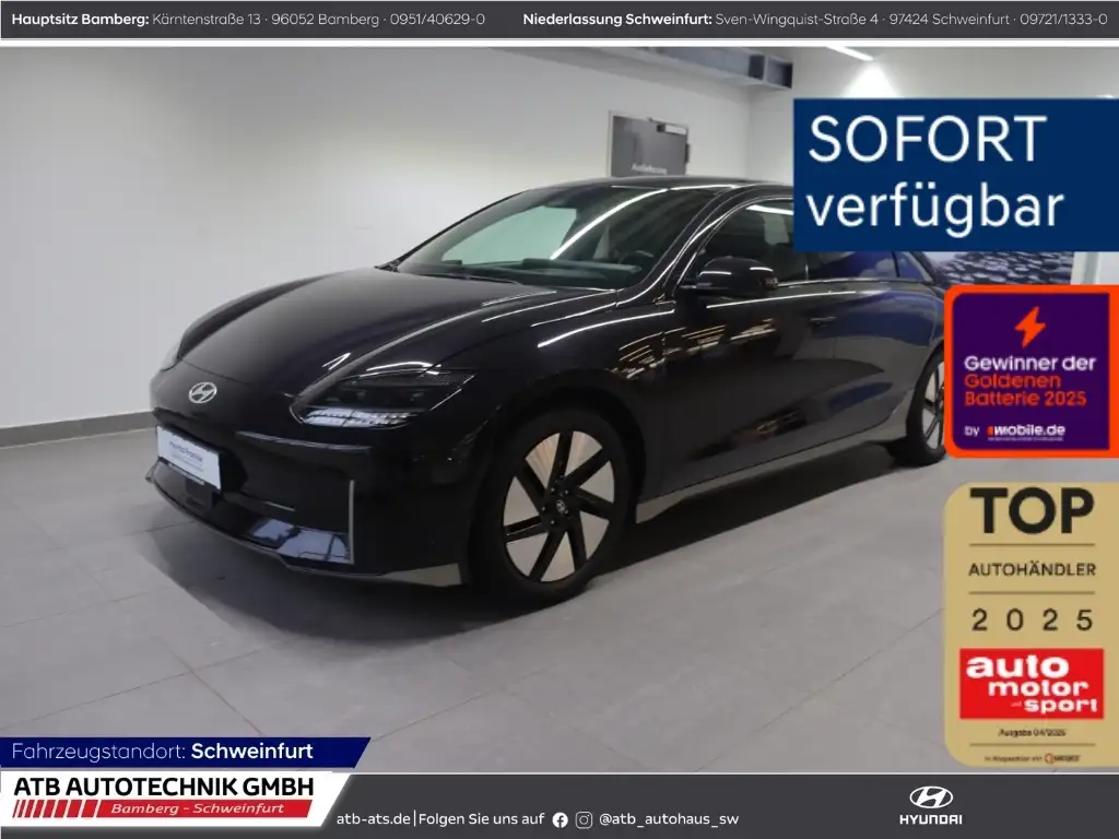 Hyundai IONIQ 6 TECHNIQ 77,4 kWh 97,3% SOH HUD Navi LED