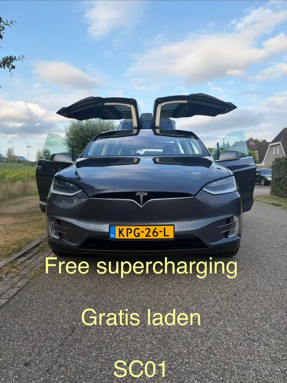Tesla Model X 90D 6p. FREE SUPERCHARGE FREE INTERNET HOOK