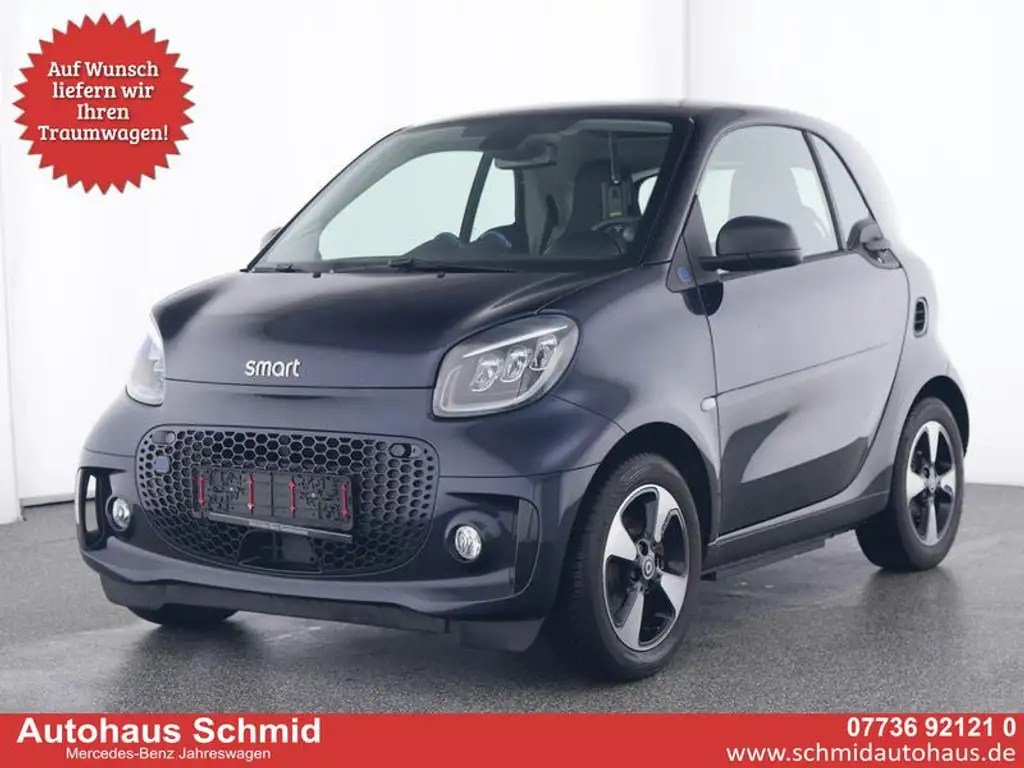 smart forTwo EQ, Exclusive-Paket, 22 KW Bordlader, JBL Sound...