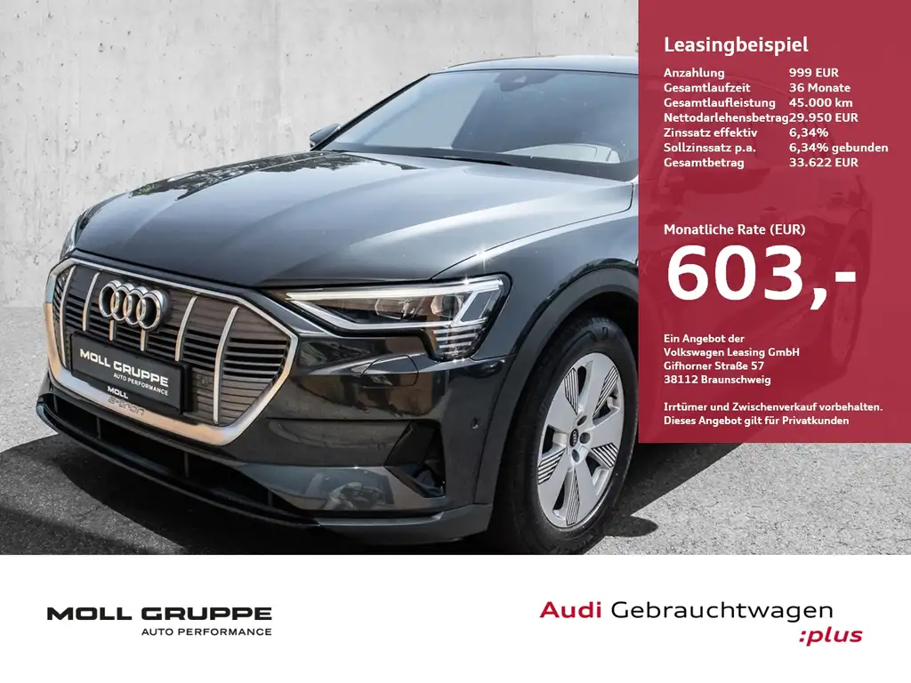 Audi e-tron 50 quattro LUFTFED STANDKLIMA LEDER ACC