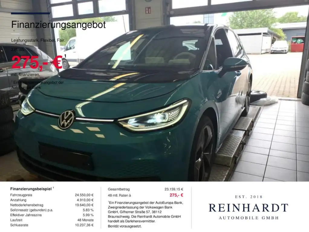 Volkswagen ID.3 PRO PERFORMANCE ACC/PANO/KAMERA/WÄRMEPUMPE