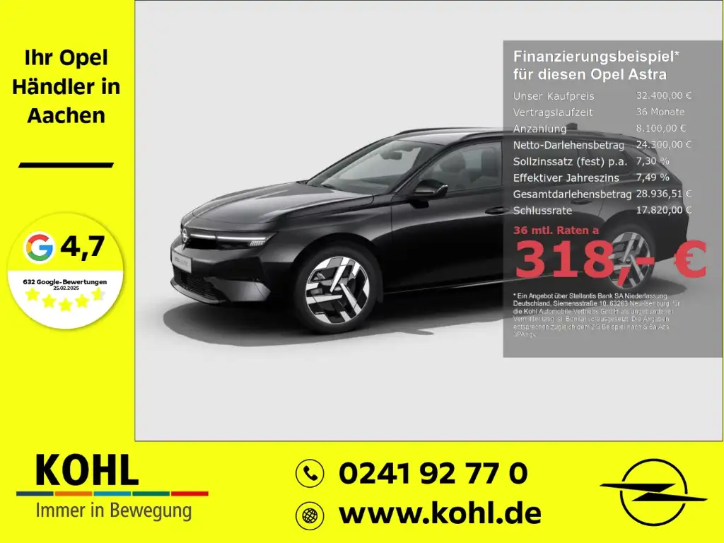 Opel Astra-e Sports Tourer Electric GS 156PS Allwetter PDCv+h L