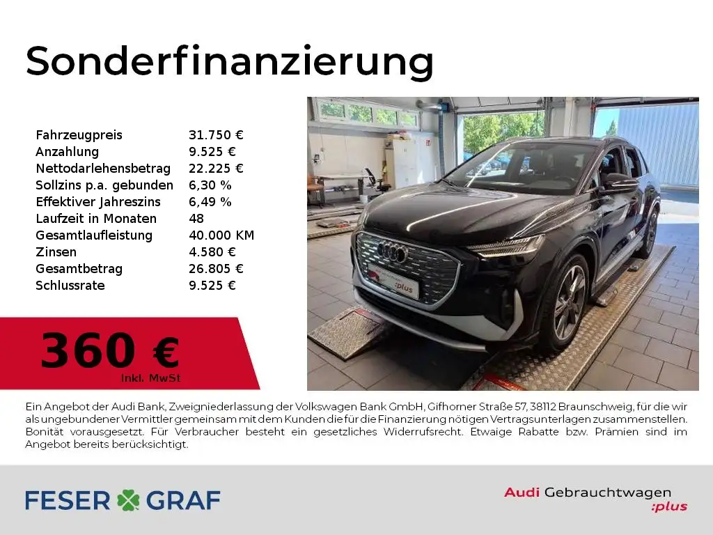 Audi Q4 e-tron 40 S Line Ext Navi,Matrix,SONOS,20Zoll