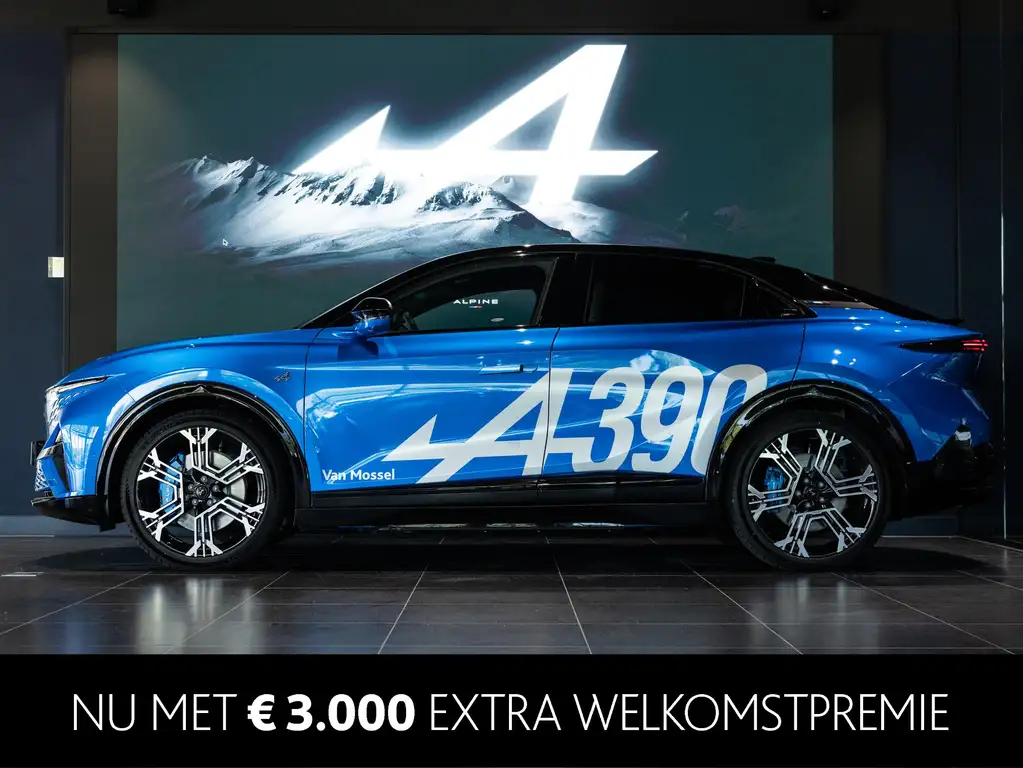 Alpine A390 GT | Bleu Alpine Vision | Sabelt® Alpine sportstoe