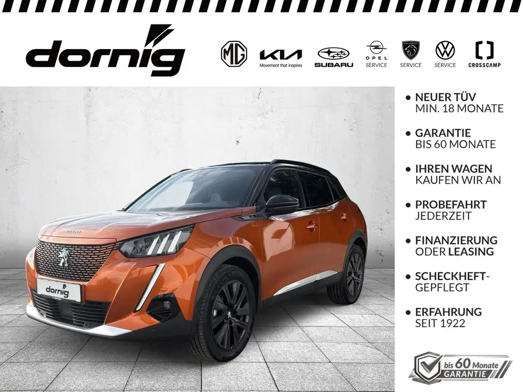 Peugeot e-2008 GT Pack Elektro 136 Glasdach