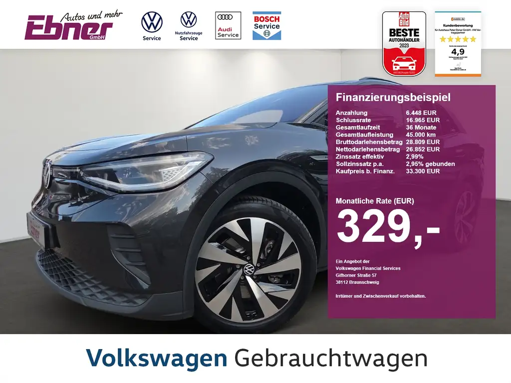 Volkswagen ID.4 TECH 82KWh MEMORY+HEAD-UP+PANO+360GRAD+MATRIX+KEYL