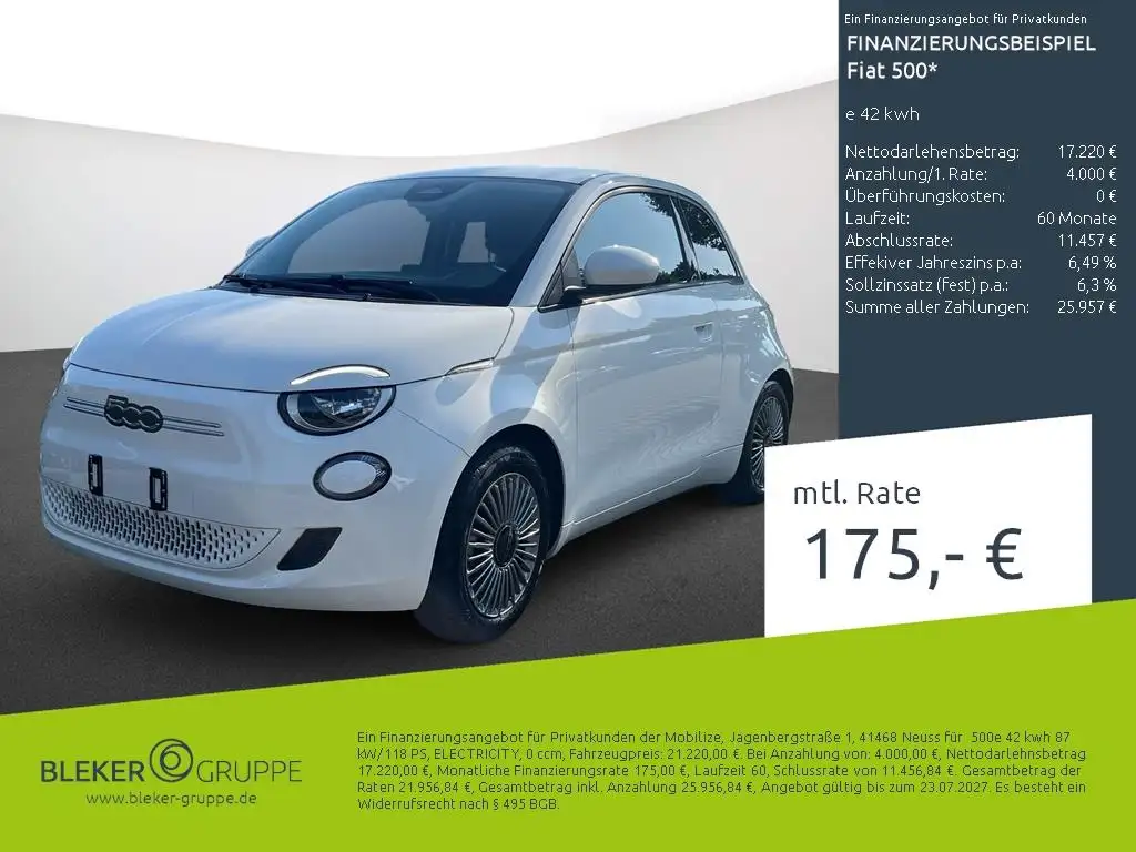 Fiat 500e 42 kwh