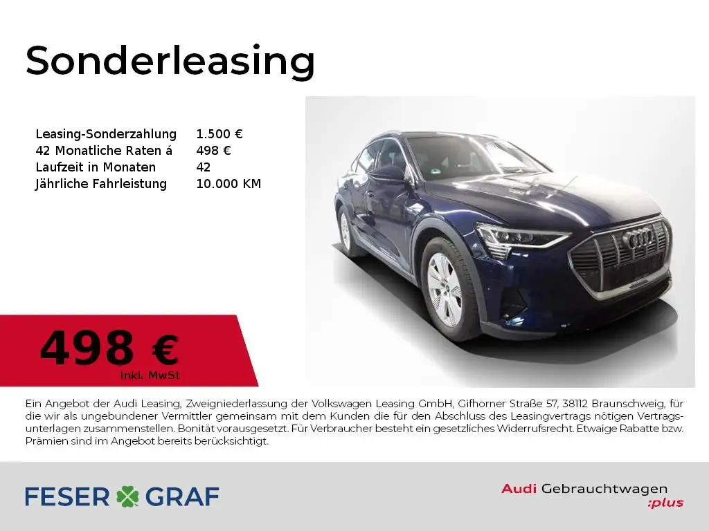 Audi e-tron Sportback 55 Leder,Kameras,Sportsitze,Navi,LED