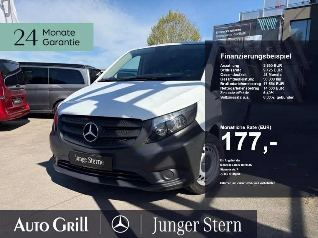 Mercedes-Benz Vito e 111 Kasten lang Klima PDC Trennwand SHZ