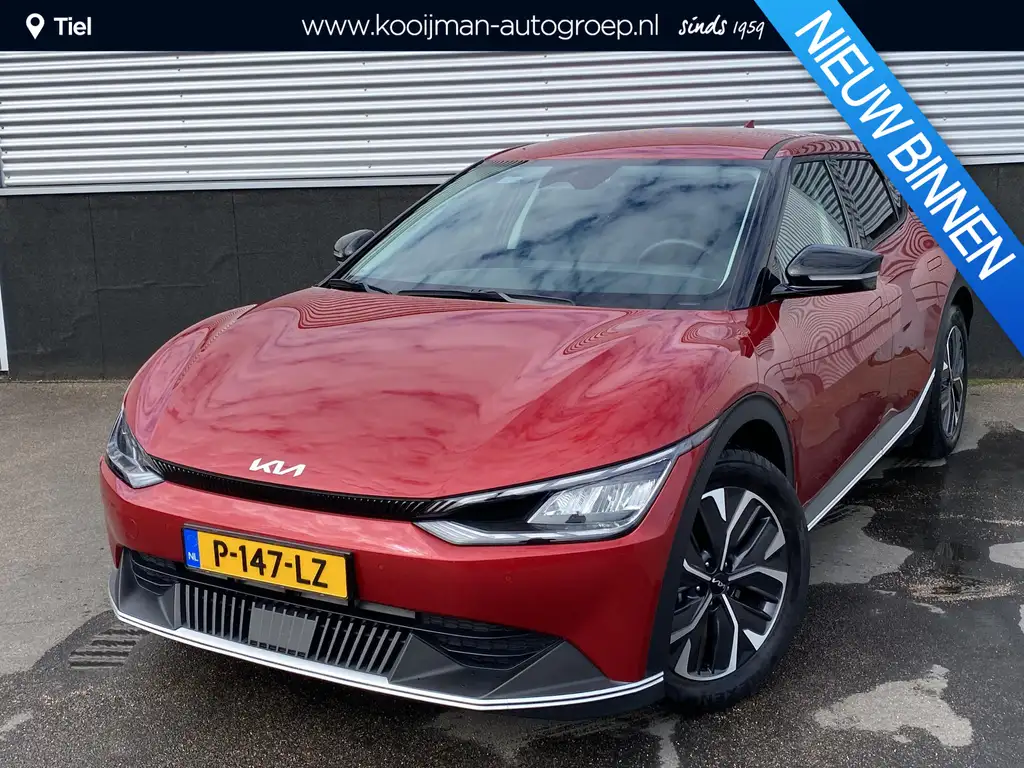 Kia EV6 Air 58 kWh Navigatie, dodehoekdetectie, stoel- & s