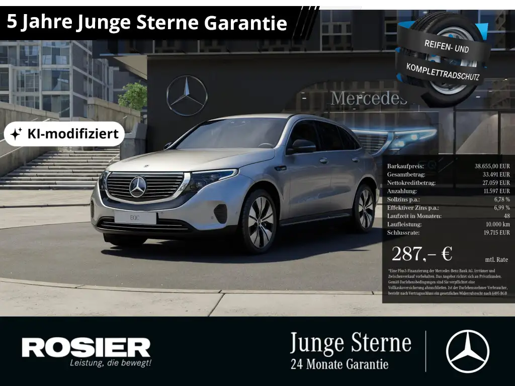 Mercedes-Benz EQC 400 4M ACC MULTIB. HUD LED NAVI KAMERA BT