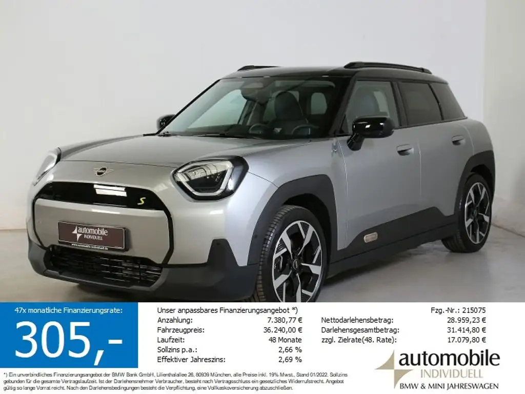 MINI Aceman SE Classic Trim Pano LED HuD Parkassist