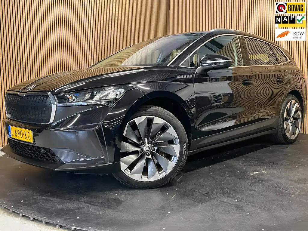 Skoda Enyaq iV 80|88% SOH|GROTE ACCU|ACC|1/2 LEDER|STUUR+STOEL