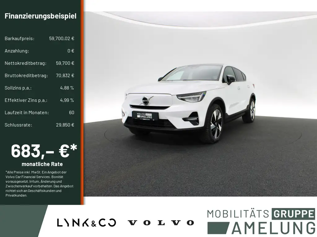 Volvo C40 Plus Recharge Pure Electric 2WD LED PANO