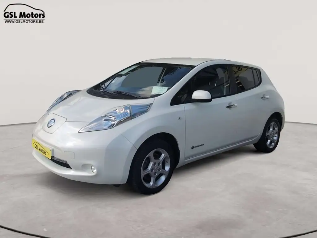 Nissan Leaf électrique Blanche 02/16 Airco Gps Caméra USB