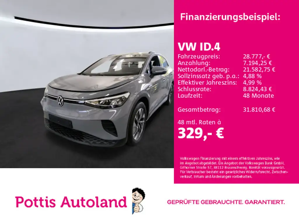Volkswagen ID.4 PRO PERFORMANCE AHK NAVI KAMERA SITZHZG