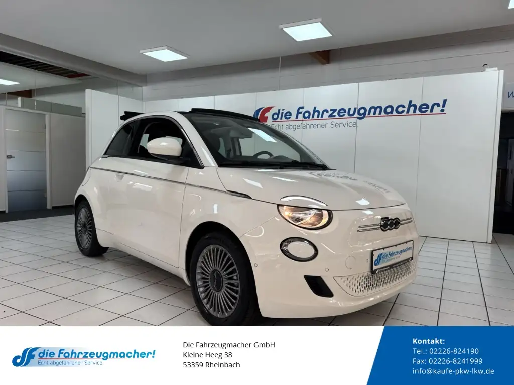 Fiat 500e e Memory Sitze Apple CarPlay Android Auto Klimaaut
