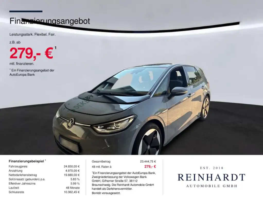 Volkswagen ID.3 PRO PERFORMANCE MAX ACC/HuD/PANO/WÄRMEPUMPE