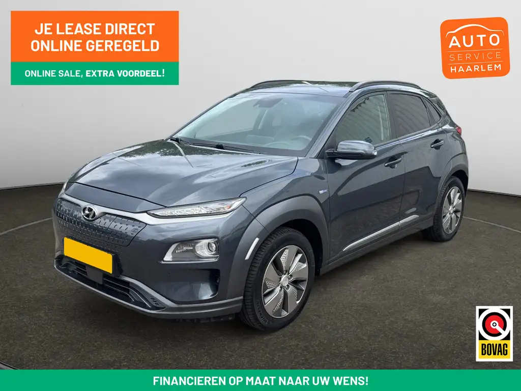 Hyundai KONA EV Premium+ 64 kWh- SOH 99%, Stuur/Stoelverwarming